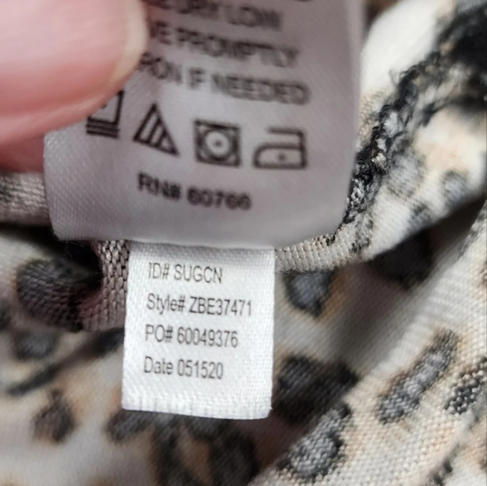 Betsey Johnson Leopard Print Sleep Dress‎ Pajamas